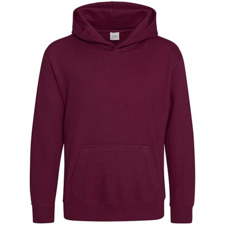 Kids´ Hoodie | JH001K | Couleurs:Burgundy  | Just Hoods | flocage broderie impression transfert  sérigraphie vêtement personnali