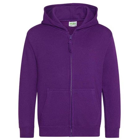 Kids´ Zoodie | JH050K | Couleurs:Purple  | Just Hoods | flocage broderie impression transfert  sérigraphie vêtement personnalisa