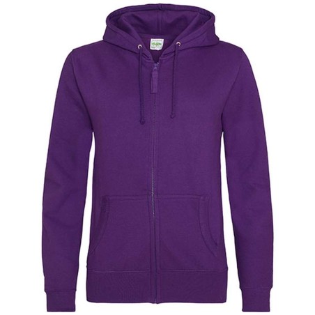 Women´s Zoodie | JH055 | Couleurs:Purple  | Just Hoods | flocage broderie impression transfert  sérigraphie vêtement personnalis