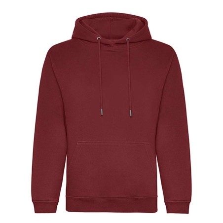 Organic Hoodie | JH201 | Couleurs:Burgundy  | Just Hoods | flocage broderie impression transfert  sérigraphie vêtement personnal