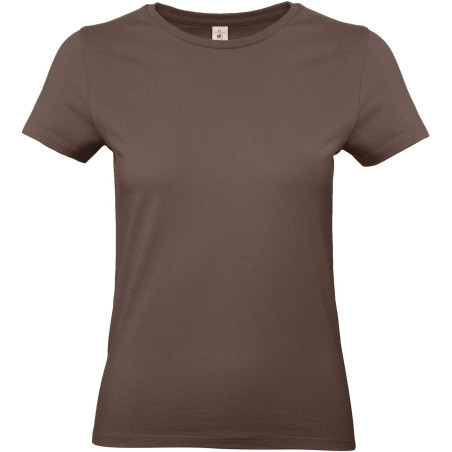 T-shirt col rond femme | TW04T | Couleurs:Brown  | B&C | flocage broderie impression transfert  sérigraphie vêtement personnalis