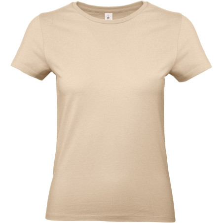 T-shirt col rond femme | TW04T | Couleurs:Sand  | B&C | flocage broderie impression transfert  sérigraphie vêtement personnalisa