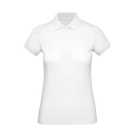 B&C Organic Inspire Polo /women | PW440 | Couleurs:White  | B&C | flocage broderie impression transfert  sérigraphie vêtement pe