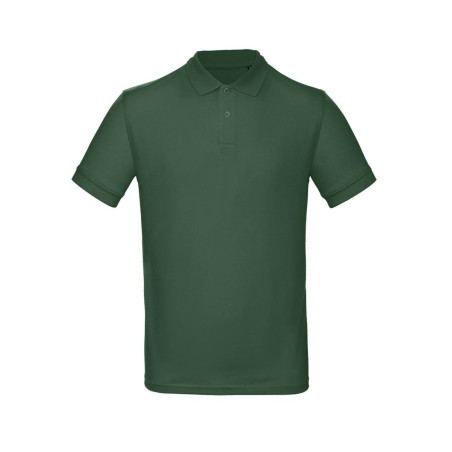 Polo bio homme | PM430 | Couleurs:Bottle Green  | B&C | flocage broderie impression transfert  sérigraphie vêtement personnalisa