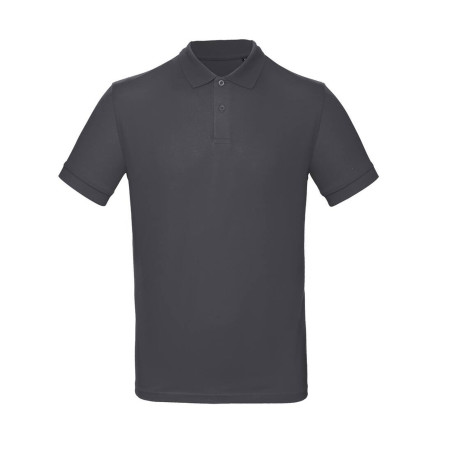 Polo bio homme | PM430 | Couleurs:Dark Grey  | B&C | flocage broderie impression transfert  sérigraphie vêtement personnalisatio