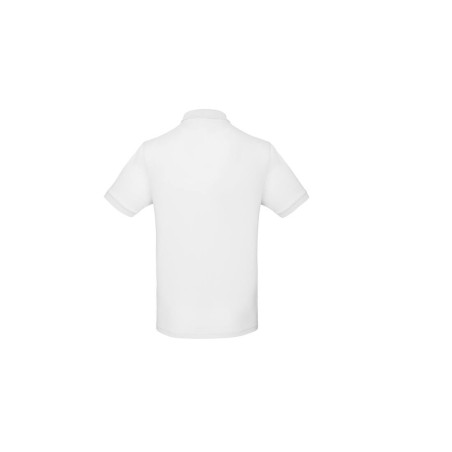 Polo bio homme | PM430 | Couleurs:White  | B&C | flocage broderie impression transfert  sérigraphie vêtement personnalisation