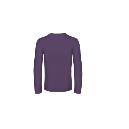 T-shirt homme manches longues E190 | TU07T | Couleurs:Urban Purple  | B&C | flocage broderie impression transfert  sérigraphie v