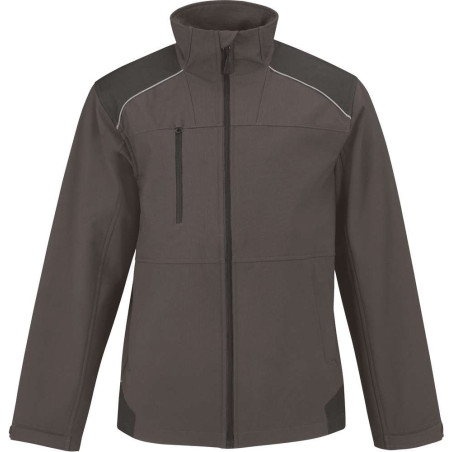 Veste Softshell Shield Pro | JUC42 | Couleurs:Dark Grey  | B&C PRO | flocage broderie impression transfert  sérigraphie vêtement