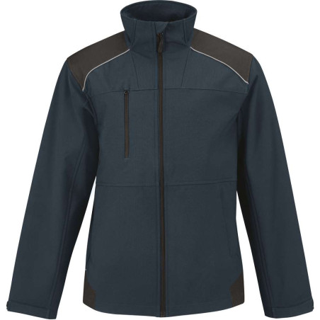 Veste Softshell Shield Pro | JUC42 | Couleurs:Navy  | B&C PRO | flocage broderie impression transfert  sérigraphie vêtement pers