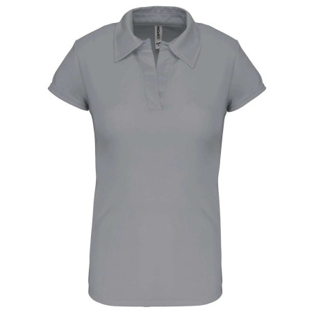 Polo sport manches courtes femme | PA483 | Couleurs:Fine Grey  | PROACT® | flocage broderie impression transfert  sérigraphie vê