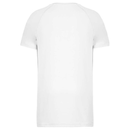 T-shirt de sport manches courtes homme | PA438 | Couleurs:White  | PROACT® | flocage broderie impression transfert  sérigraphie 