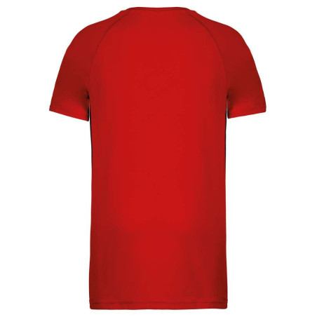 T-shirt de sport manches courtes homme | PA438 | Couleurs:Red  | PROACT® | flocage broderie impression transfert  sérigraphie vê