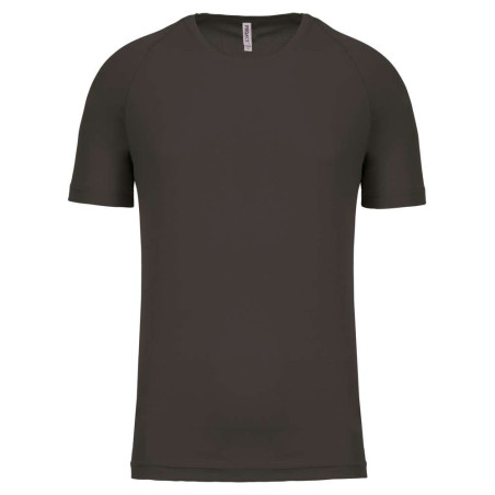 T-shirt de sport manches courtes homme | PA438 | Couleurs:Dark Grey  | PROACT® | flocage broderie impression transfert  sérigrap