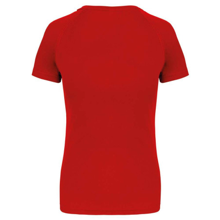 T-shirt de sport manches courtes femme | PA439 | Couleurs:Red  | PROACT® | flocage broderie impression transfert  sérigraphie vê