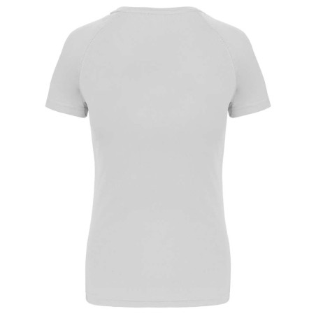 T-shirt de sport manches courtes femme | PA439 | Couleurs:White  | PROACT® | flocage broderie impression transfert  sérigraphie 