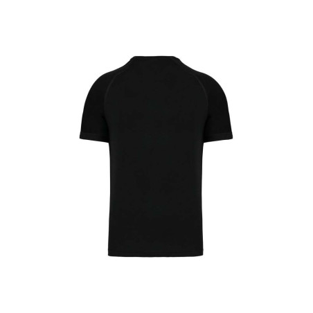 T-shirt de sport manches courtes col v homme | PA476 | Couleurs:Black  | PROACT® | flocage broderie impression transfert  sérigr