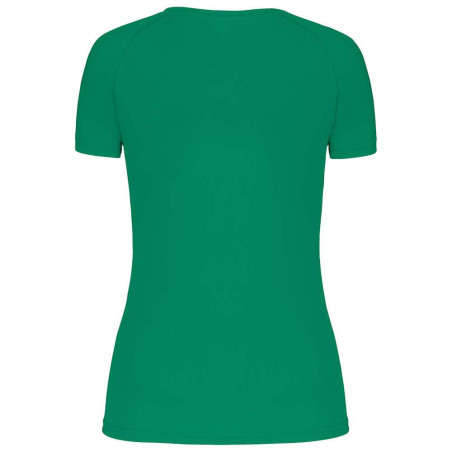 T-shirt de sport manches courtes col v femme | PA477 | Couleurs:Kelly Green  | PROACT® | flocage broderie impression transfert  