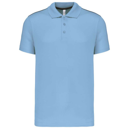 Polo manches courtes homme | PA480 | Couleurs:Sky Blue  | PROACT® | flocage broderie impression transfert  sérigraphie vêtement 