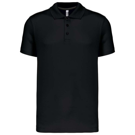 Polo manches courtes homme | PA480 | Couleurs:Black  | PROACT® | flocage broderie impression transfert  sérigraphie vêtement per