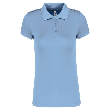 Polo manches courtes femme | PA481 | Couleurs:Sky Blue  | PROACT® | flocage broderie impression transfert  sérigraphie vêtement 