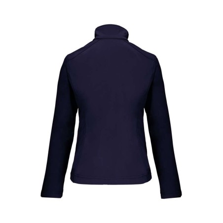 Veste softshell 3 couches femme | K400 | Couleurs:Navy  | KARIBAN | flocage broderie impression transfert  sérigraphie vêtement 