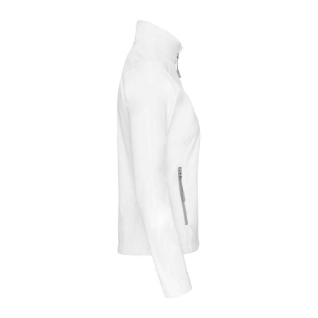 Veste softshell 3 couches femme | K400 | Couleurs:White  | KARIBAN | flocage broderie impression transfert  sérigraphie vêtement