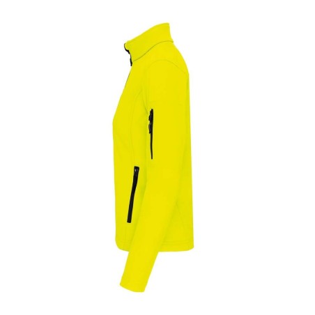 Veste softshell 3 couches femme | K400 | Couleurs:Fluorescent Yellow  | KARIBAN | flocage broderie impression transfert  sérigra