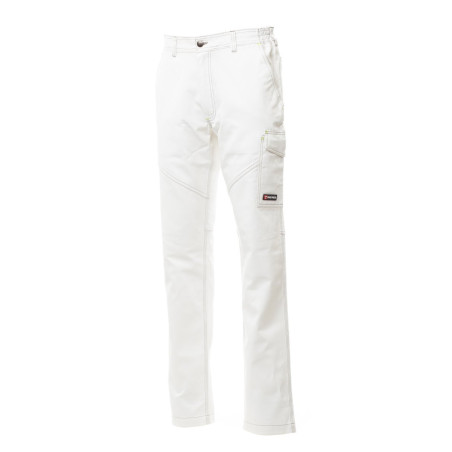 TROUSERS  SANFOR TWILL 260GR | WORKER | Couleurs:White  | PAYPER | flocage broderie impression transfert  sérigraphie vêtement p