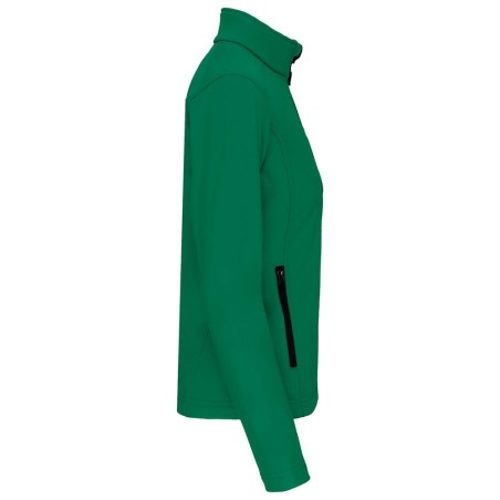 Veste softshell 3 couches femme | K400 | Couleurs:Kelly Green  | KARIBAN | flocage broderie impression transfert  sérigraphie vê