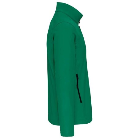 Veste softshell 3 couches homme | K401 | Couleurs:Kelly Green  | KARIBAN | flocage broderie impression transfert  sérigraphie vê