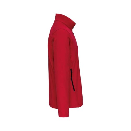 Veste softshell 3 couches homme | K401 | Couleurs:Red  | KARIBAN | flocage broderie impression transfert  sérigraphie vêtement p